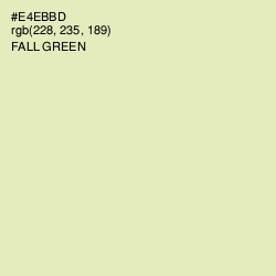 #E4EBBD - Fall Green Color Image